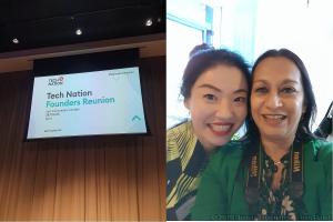 Chelsea-Chen-and-Lopa-Patel-MBE-at-the-Tech-Nation-Founders-Reunion-2023